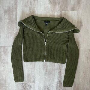 Forever 21 Olive Knit Sweater